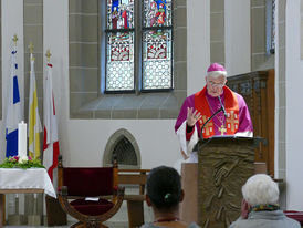 Bonifatiusandacht mit Weihbischof Prof. Dr. Karlheinz Diez in St. Crescentius (Foto: Karl-Franz Thiede)